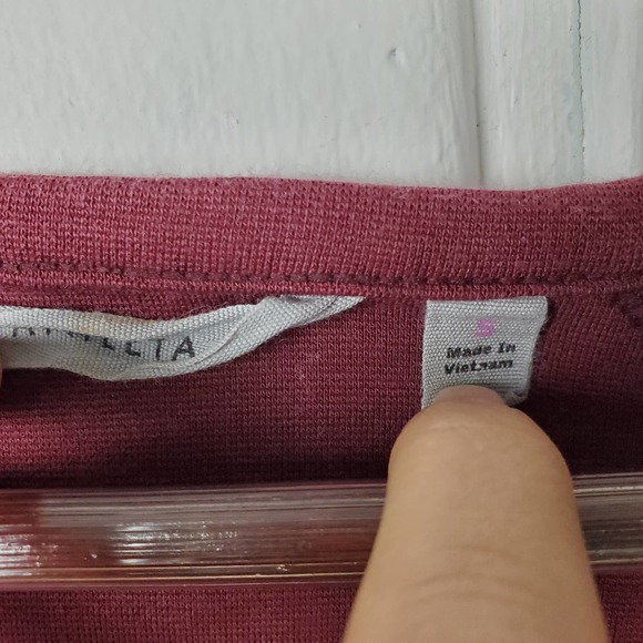 Athleta Women's Small Maroon Strata Stretch Ponte Mini Dress - Picture 4 of 12